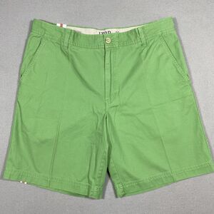 Izod Golf Shorts Men's 36x9 Green Outdoor Sports Preppy Tropical Casual Summer